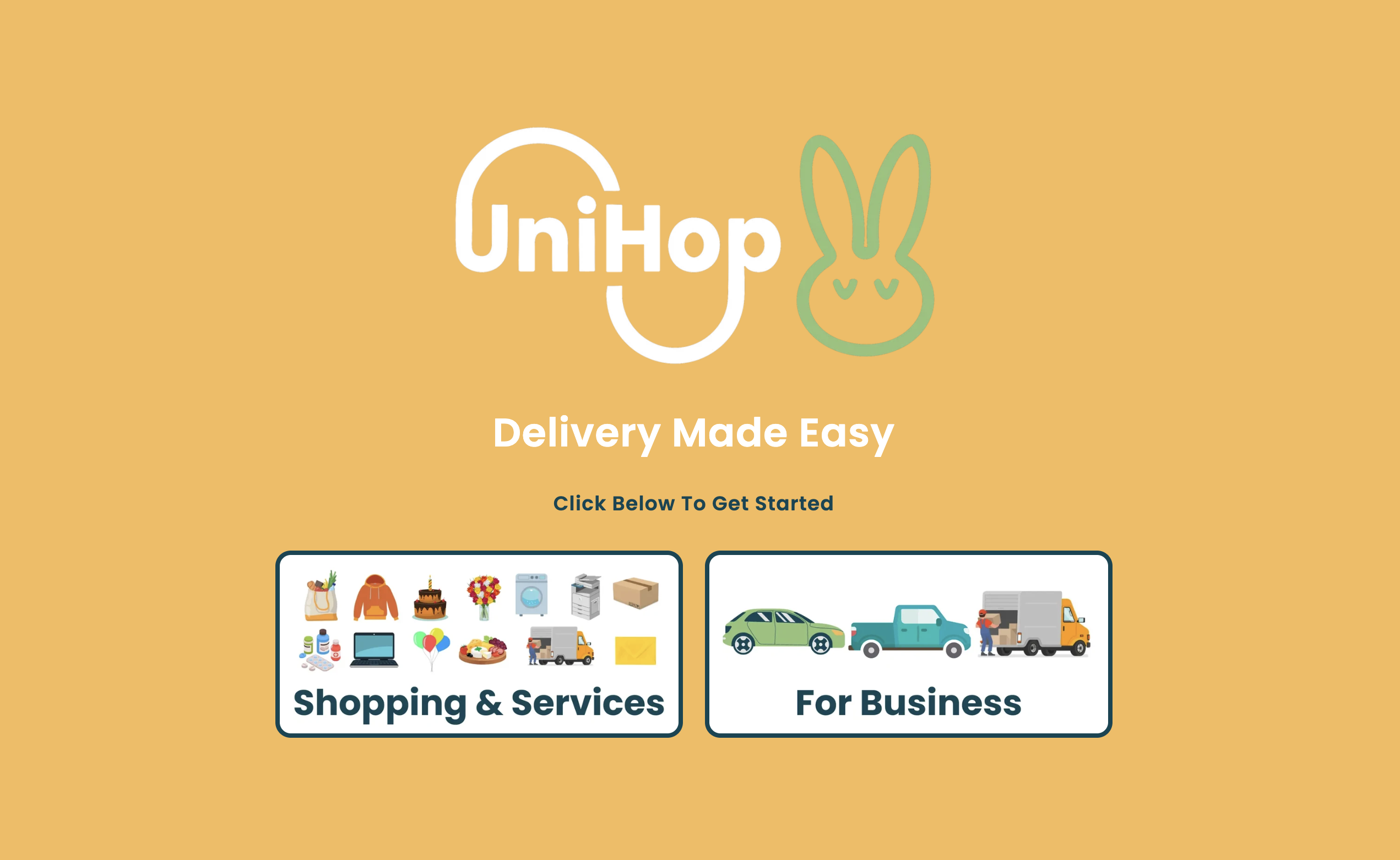 UniHop, original homepage